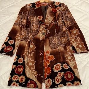 Gorgeous velvet coat by David Rodriguez